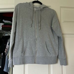 Gray Zip Up Hoodie